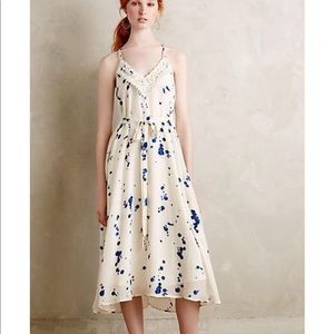 Anthropologie Mauve maxi midi dress